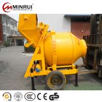 Hand Operated Electric Spare Parts JZC350 Concrete Mixer Attachment For Loader